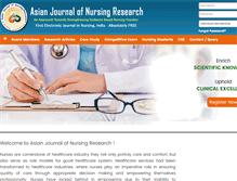 Tablet Screenshot of nursingresearchasia.com